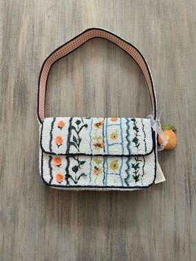 Made in India Beaded Floral Shoulder Bag